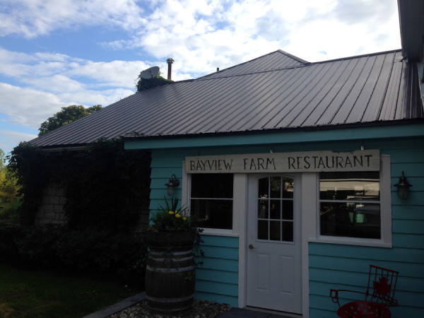 Bayview Farm Restaurant entrance